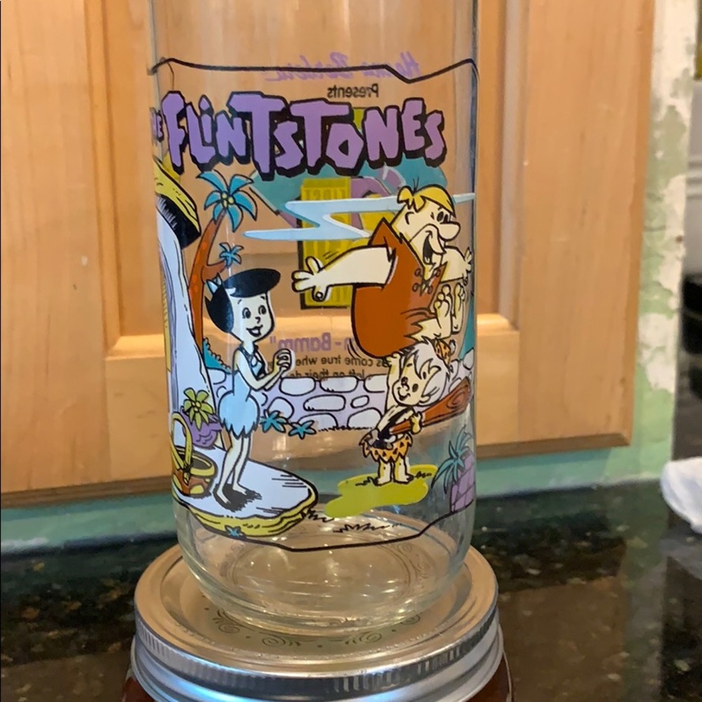 Flintstones Glass Hardee’s Collection Glass